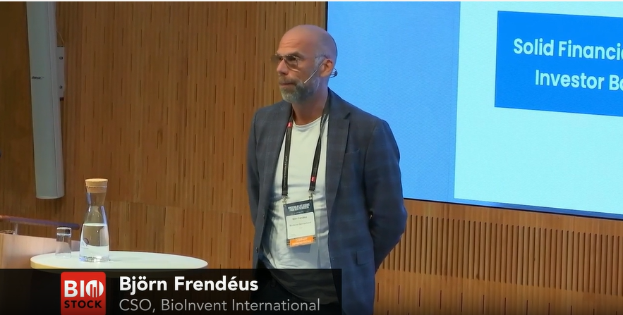 CSO Björn Frendéus presents the company